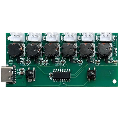 6-Nozzle Mist Humidifier Module with LED Indicator for Hydroponics
