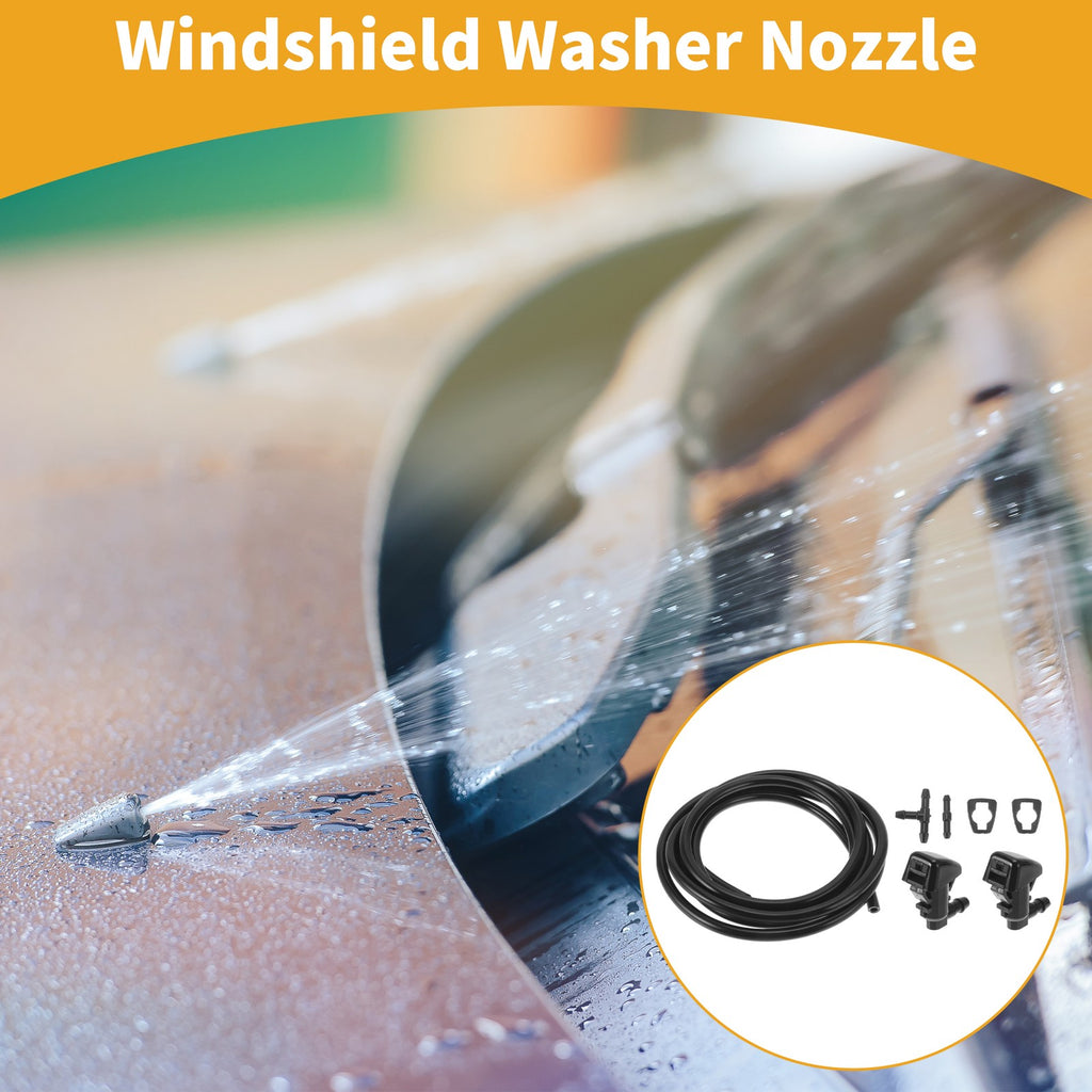 Windshield Washer Nozzle Kit Front Set for Chevrolet Malibu (2008–2012)