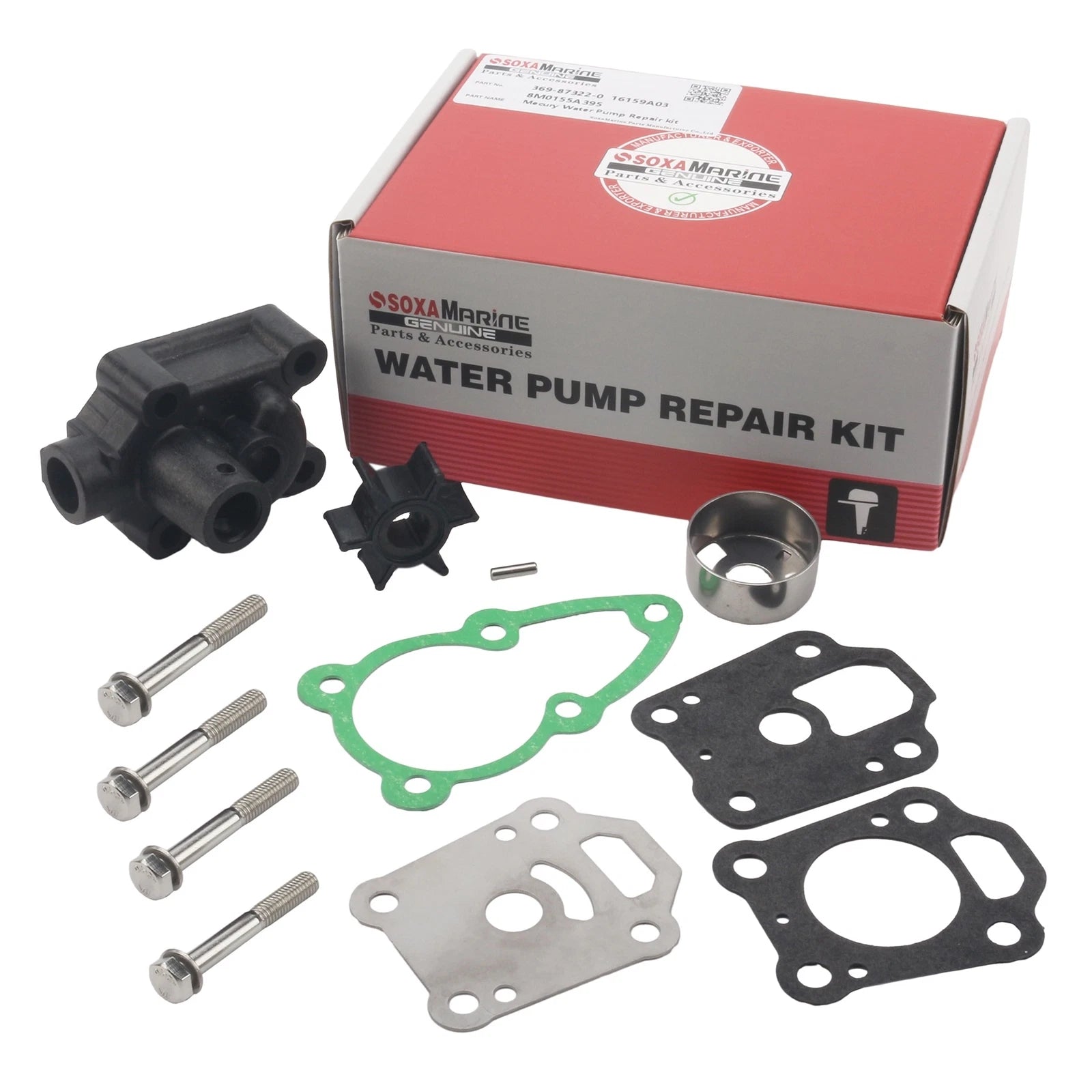 Water Pump Rebuild Service Kit for Nissan Tohatsu Outboard