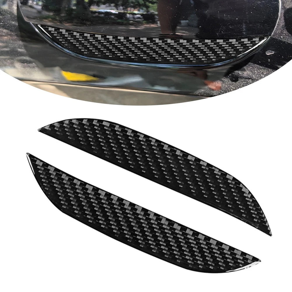 Carbon Fiber Door Handle Bowl Cover Trim for Dodge Challenger (2015–2024)
