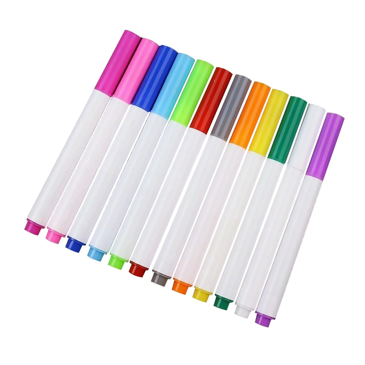 12-Pack Liquid Chalk Pens for Whiteboard Wipe Clean