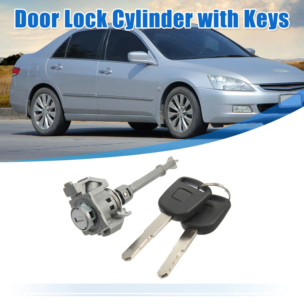 Door Lock Cylinder Kit with 2 Keys for Honda CRV (2012–2016)