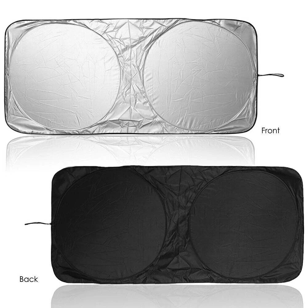 Universal Folding Windshield Sun Shade for Cars (Fits Most Models)