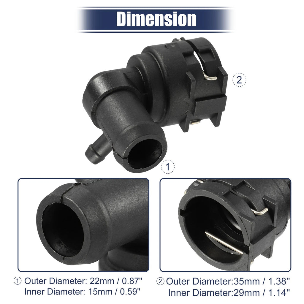 Radiator Coolant Hose Connector Pipe for Audi (2009–2016)
