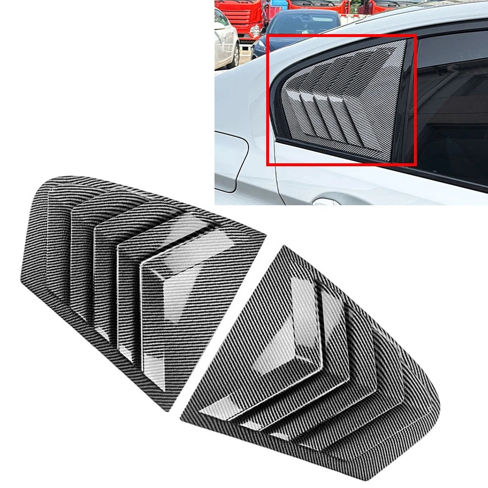 Rear Window Louver Shutter Cover Trim for BMW 5 Series G30 (2018–2023)