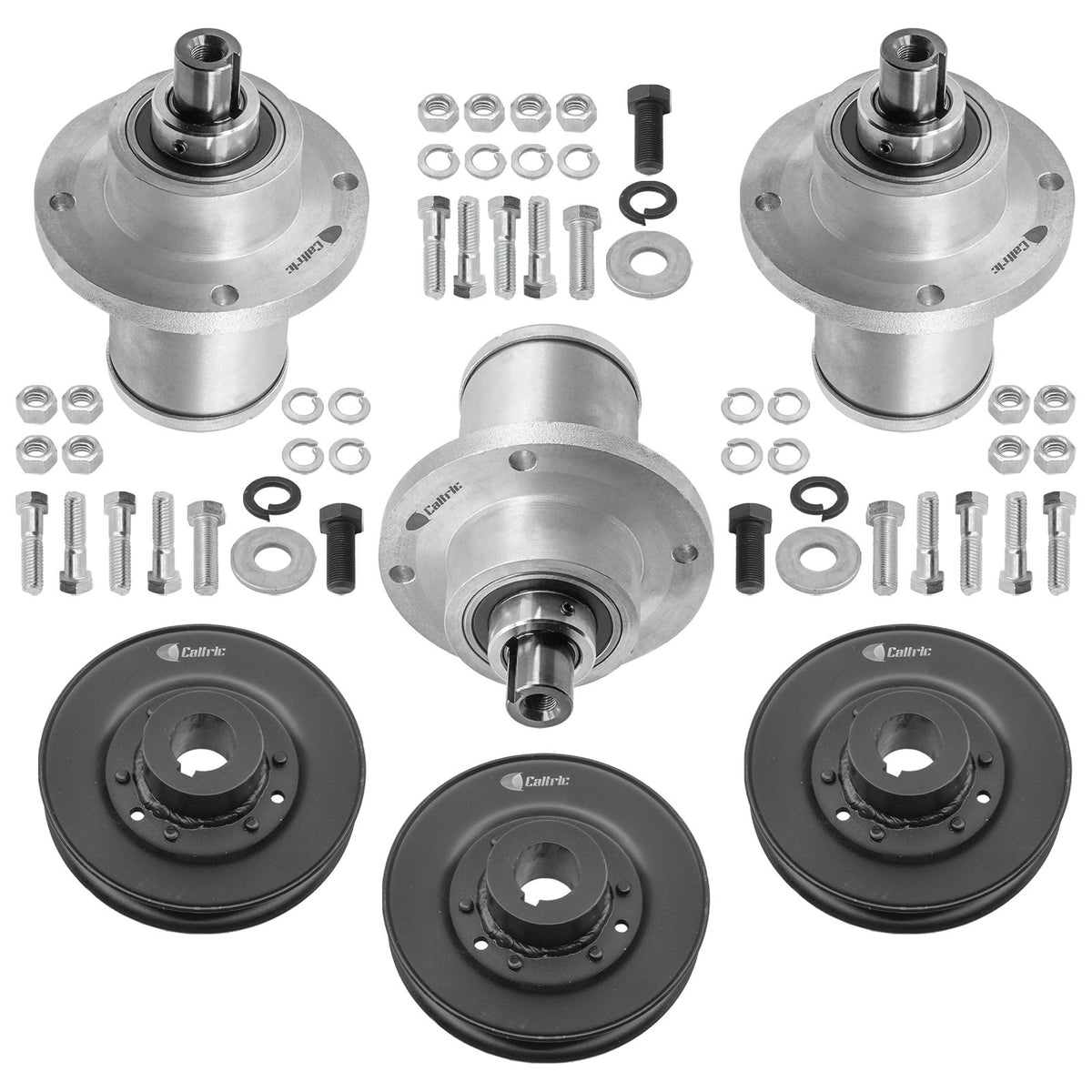 Deck Spindle and Pulley Replacement for Bad Boy ZT Elite 2014–2016