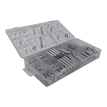 200PCS Metal Spring Assortment Tension Compression Set for Universal Use