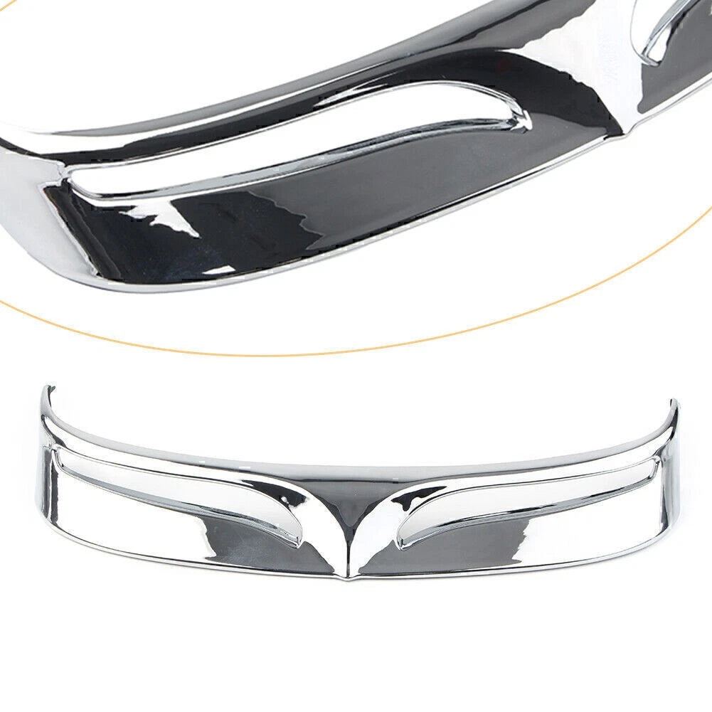 Chrome ABS Rear Fender Edge Trim Tip Trailing For Harley FLSTF/B
