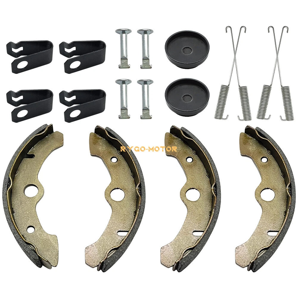 Front Brake Shoes & Rear Brake Pads for Yamaha YFM350FW 4x4 Big Bear 1987–1995
