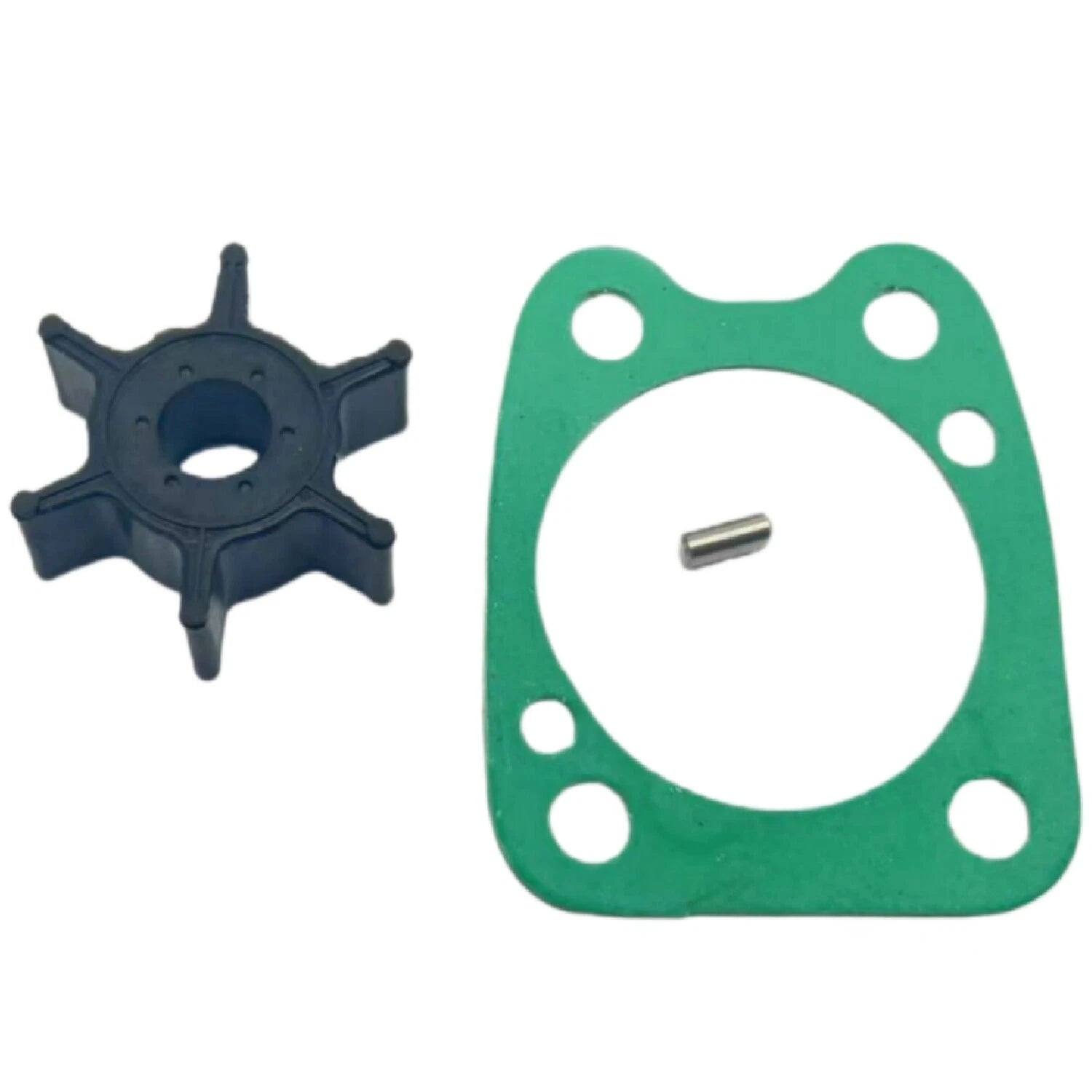 Impeller & Gasket for Yamaha Outboard 2-Stroke 4-5 HP, 4-Stroke 4-6 HP (6E0-44352-00)