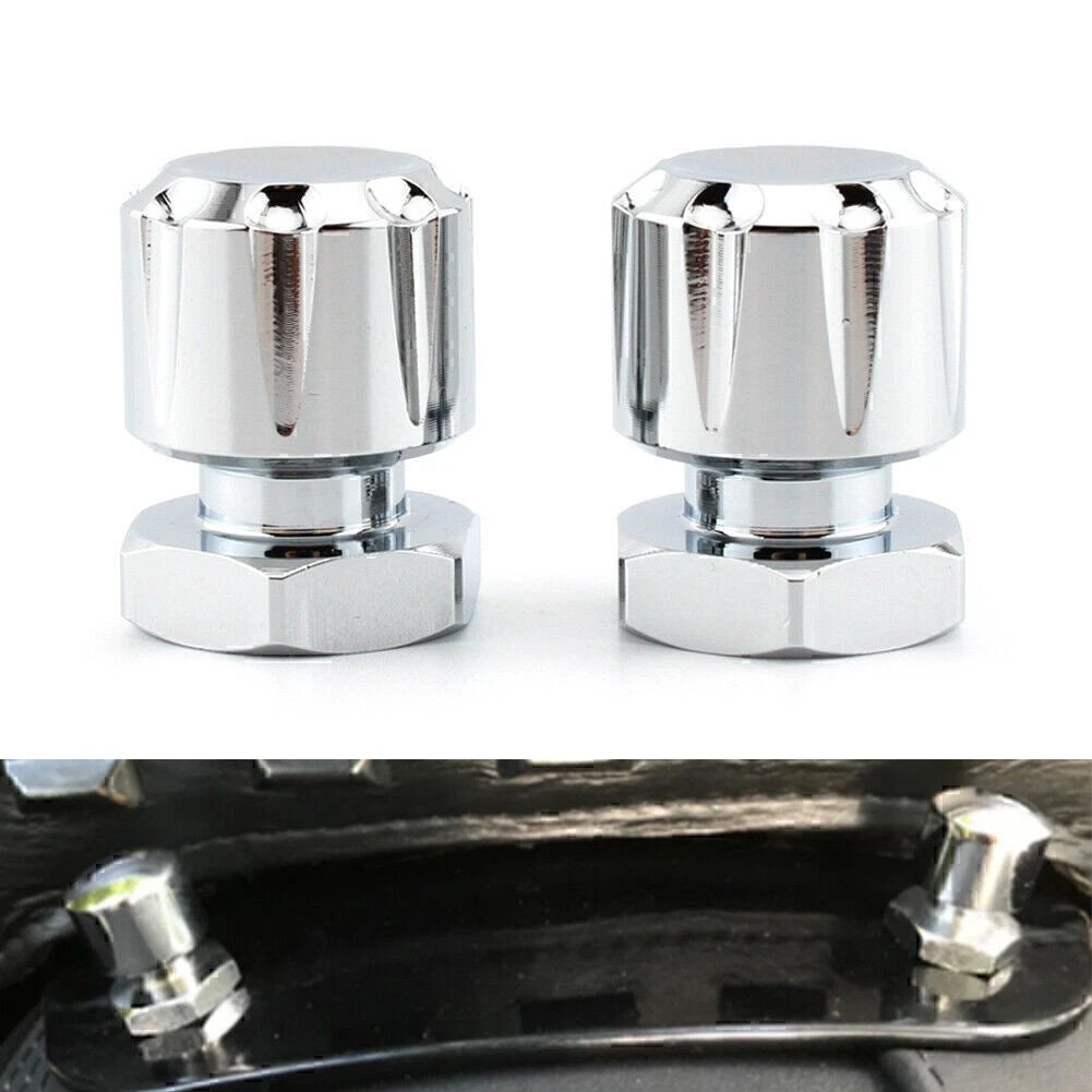 2x Solo Mounting Nuts Bolt Fit Harley Road King Road Glide Softai Fat Boy Chrome