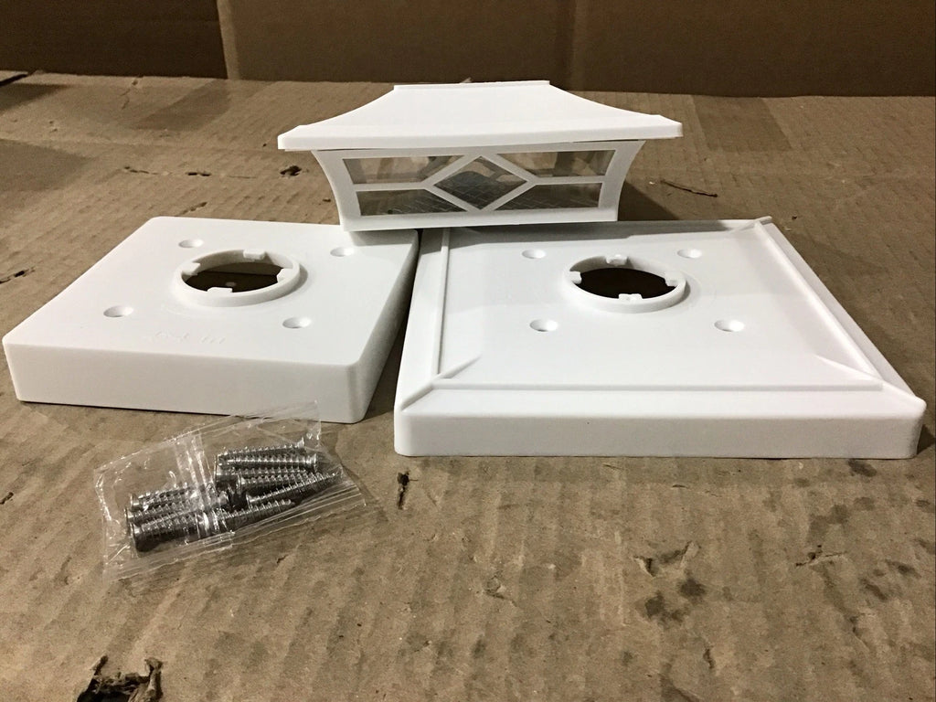 6X Solar Sensor Post Lights for Aponuo (Open Box)
