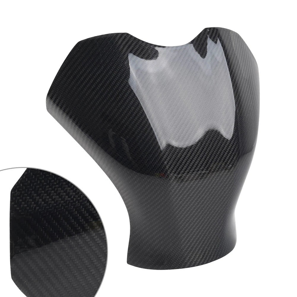 Fuel Tank Cap Protector for Yamaha YZF R6 (2017–2022) Carbon Fiber Black