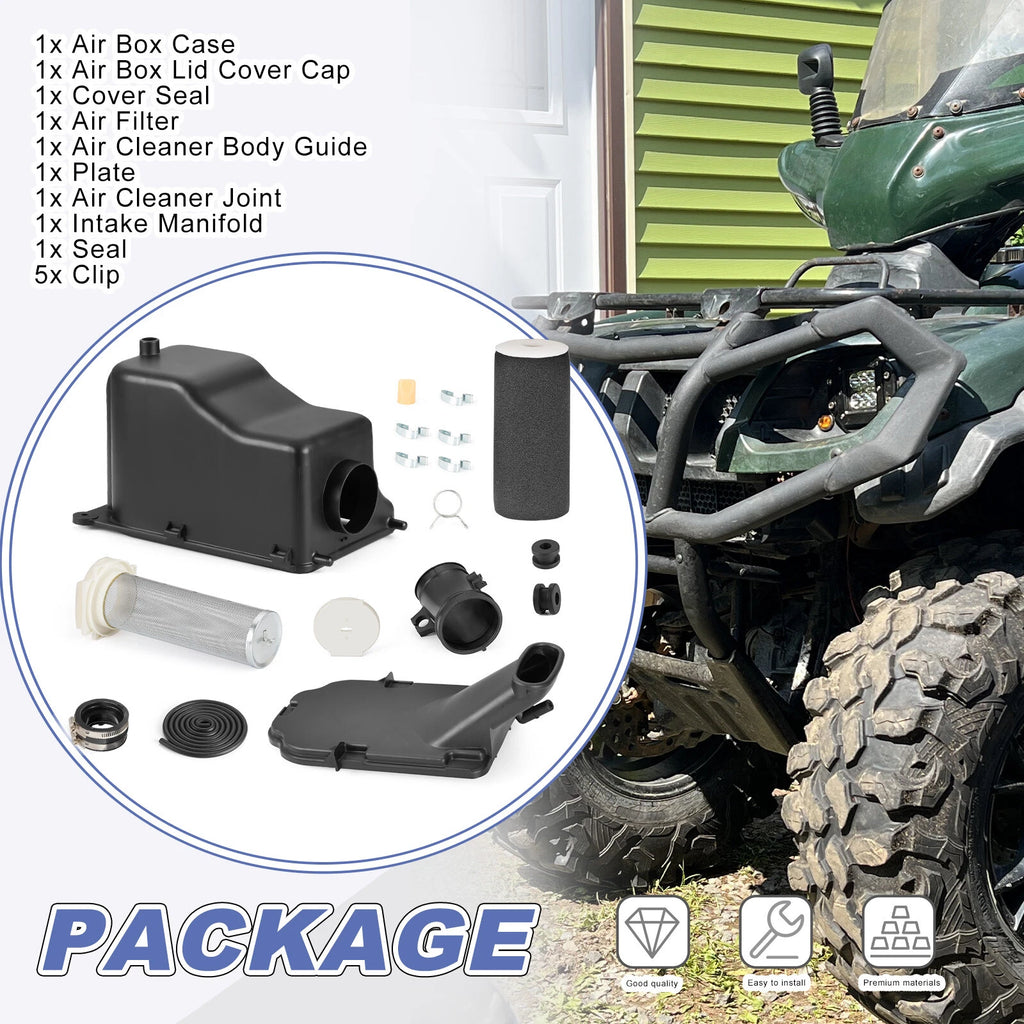 Air Filter Guide Box Cover Assembly Kit for Yamaha Grizzly 660 (2002–2008)