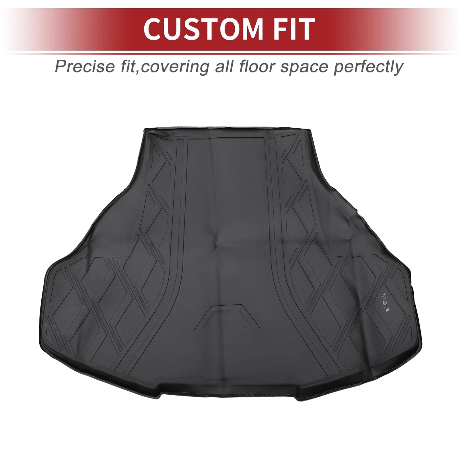 Cargo Liner Rear Trunk Mat for Honda Accord (2013–2017) TPE Diamond Pattern