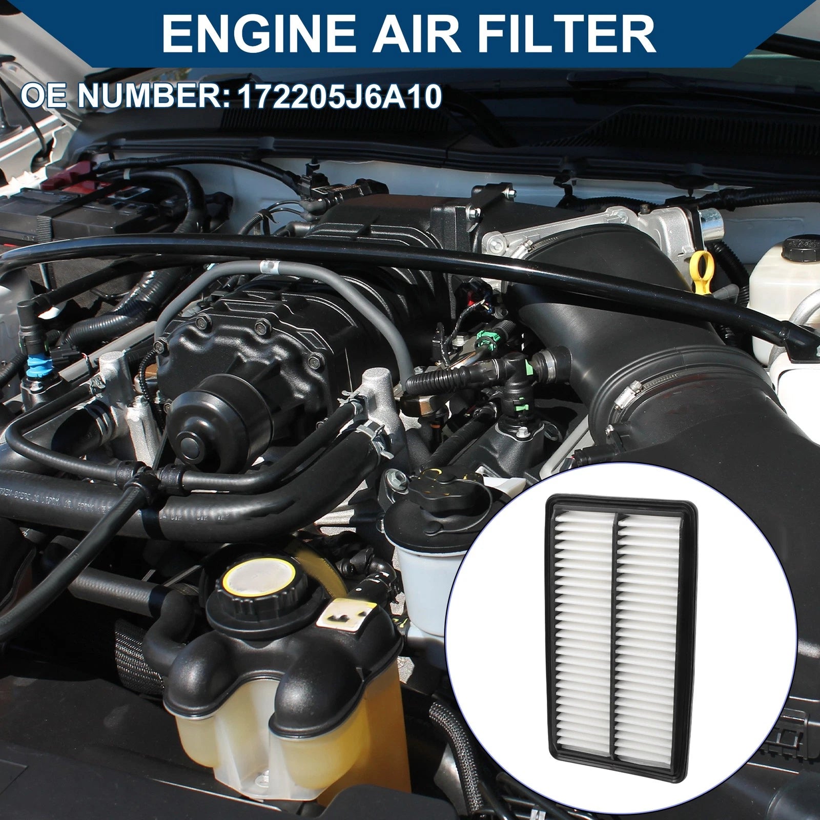 Engine Air Filter Replacement for Honda Passport 3.5L (2021–2023)