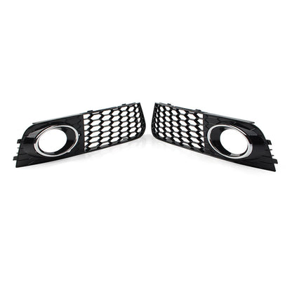 Front Fog Light Grille Cover for Audi A4 B8 (2009–2012) Chrome
