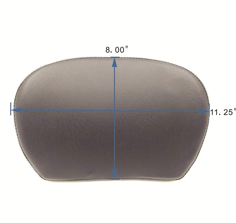 Backrest Pad Mount Kit for Harley Touring (1997–2017) - Gloss Black