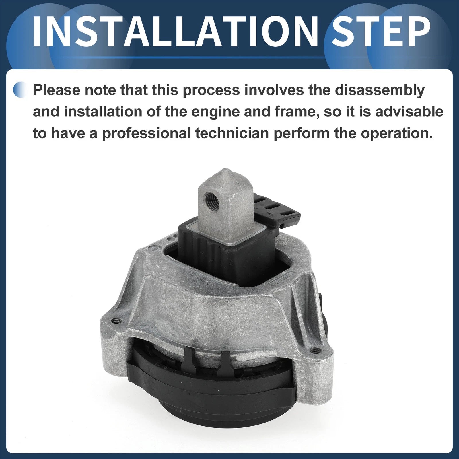 Engine Motor Mount Replacement for BMW 525Li G38 2.0T 2017–2020