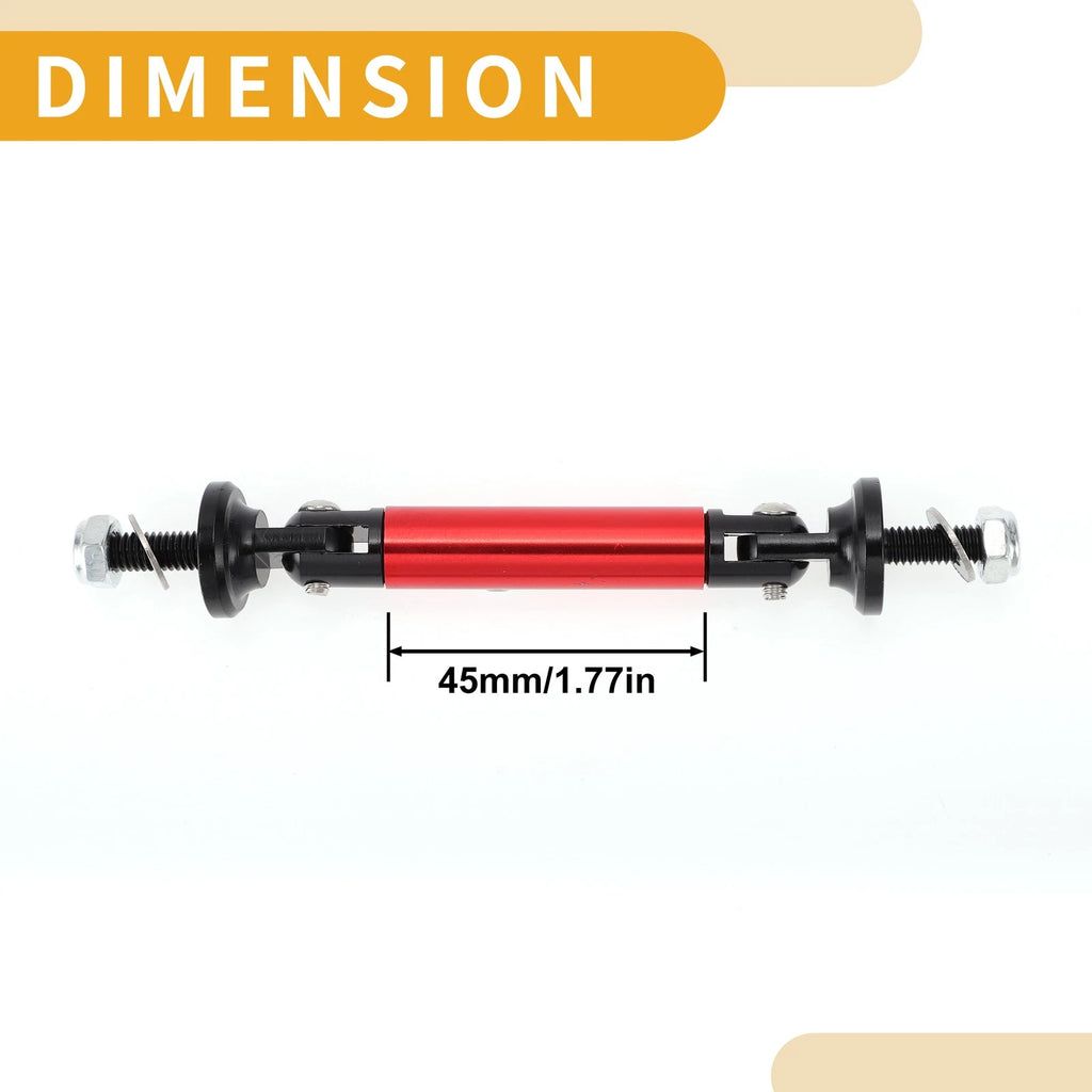 2X Adjustable Front Bumper Lip Splitter Strut Support Bars for Universal