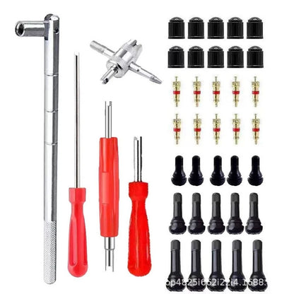Steel Valve Core Wrench Tool Kit for Tire Valve Stem Installation
