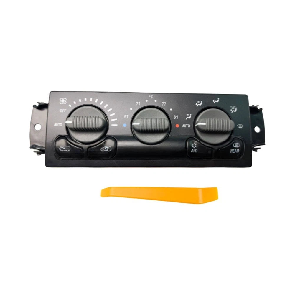 15060162 Black AC Temp Control Panel for Chevrolet & For Yukon XL 1999-2002