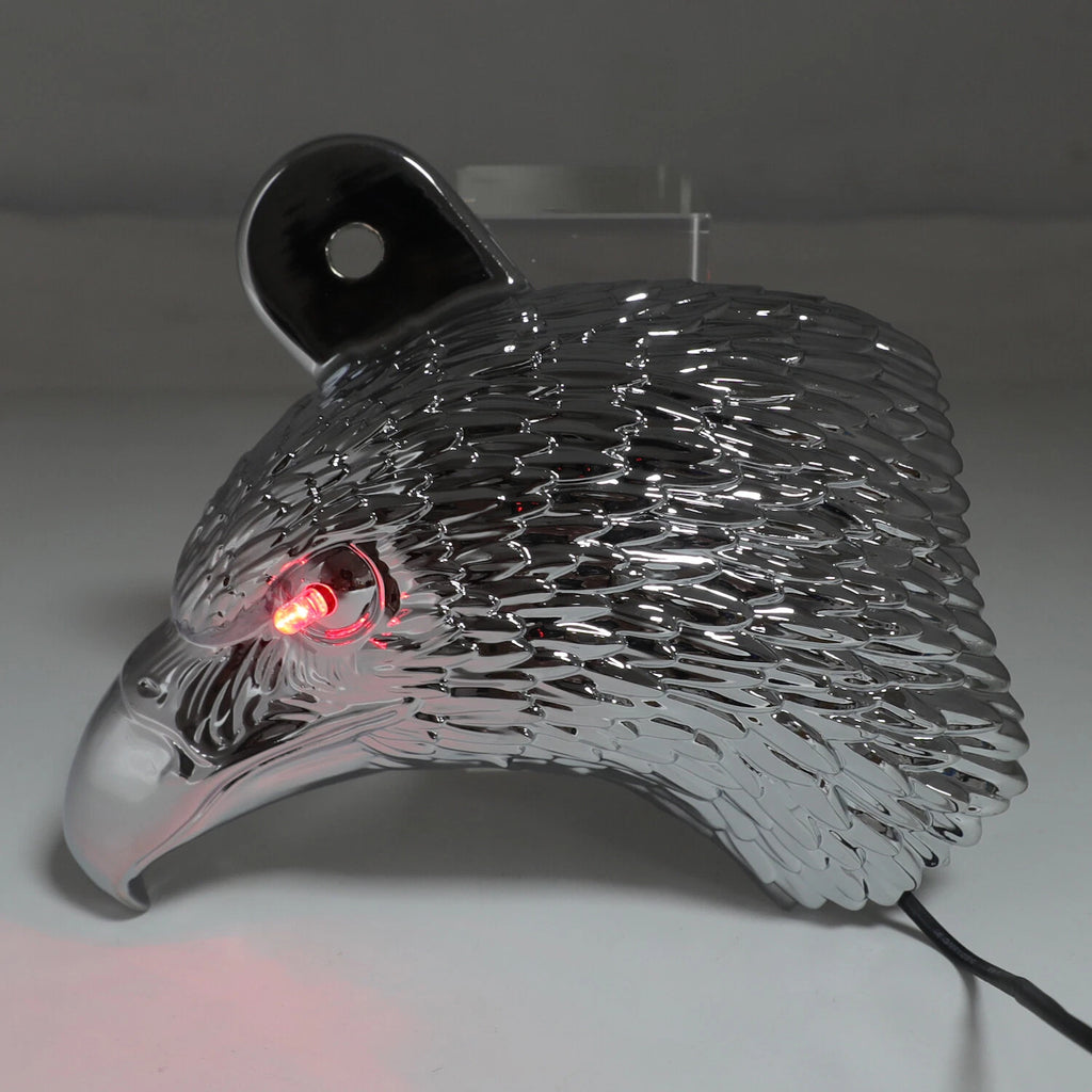 Chrome Eagle horn cover with LED for Harley V-Rod (1992–2020)