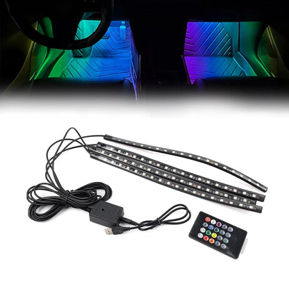 RGB Remote Control Floor Atmosphere Light for