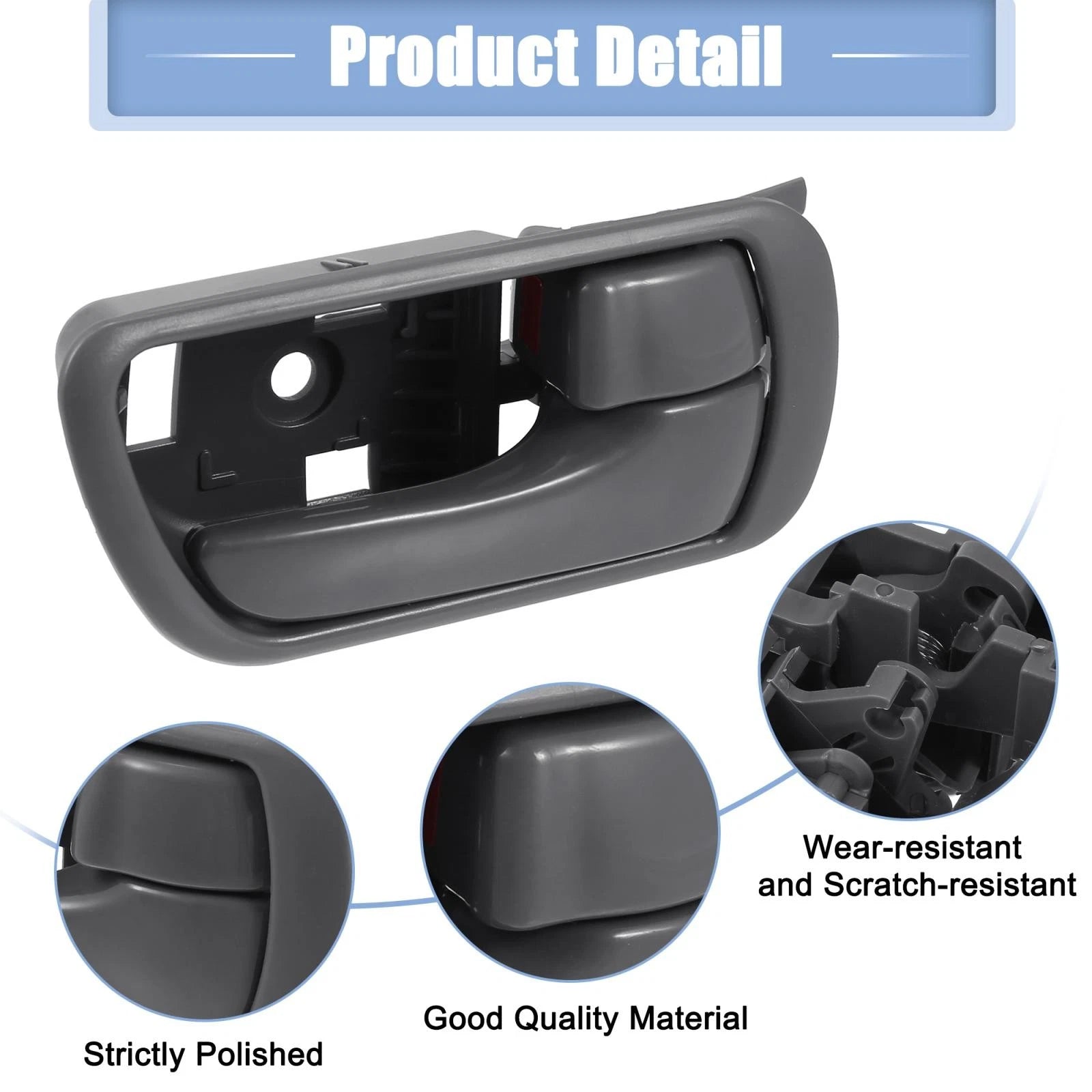 Inner Door Handle Replacement Right Front for Toyota Camry (2002–2006)