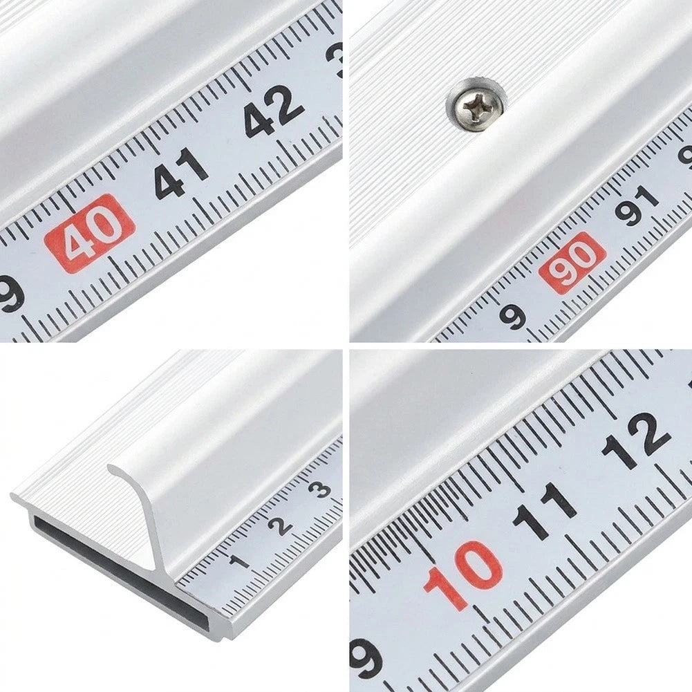 50cm Craft Ruler Made from Solid Aluminum Alloy for Consistent Cutting Accuracy