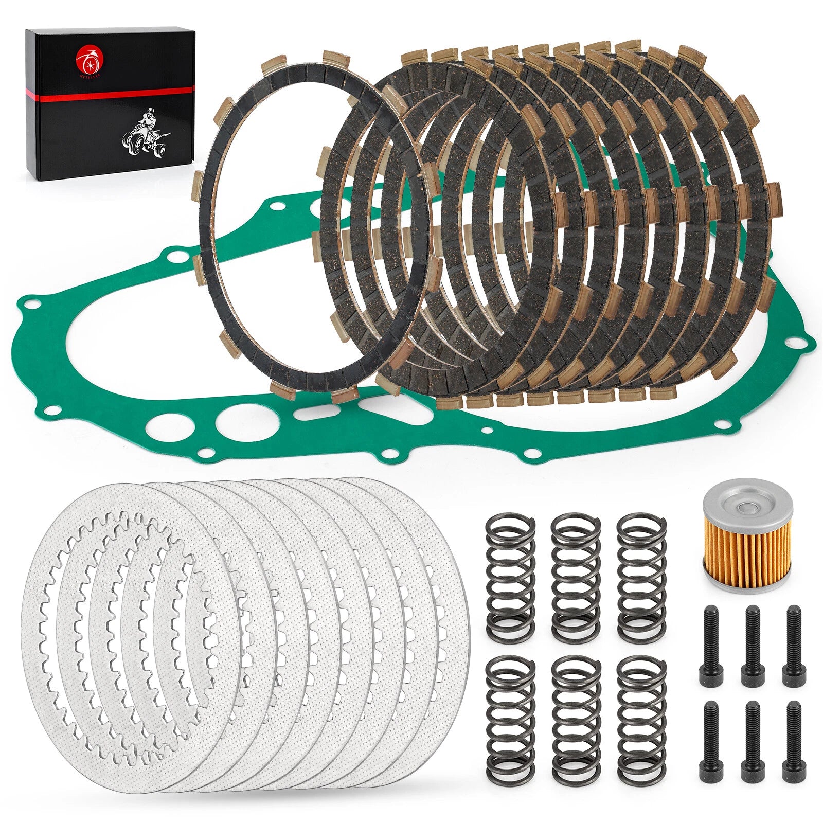 LTZ400 Clutch Friction Plates & Gasket Kit for Suzuki QuadSport Z400 (2003–2006)