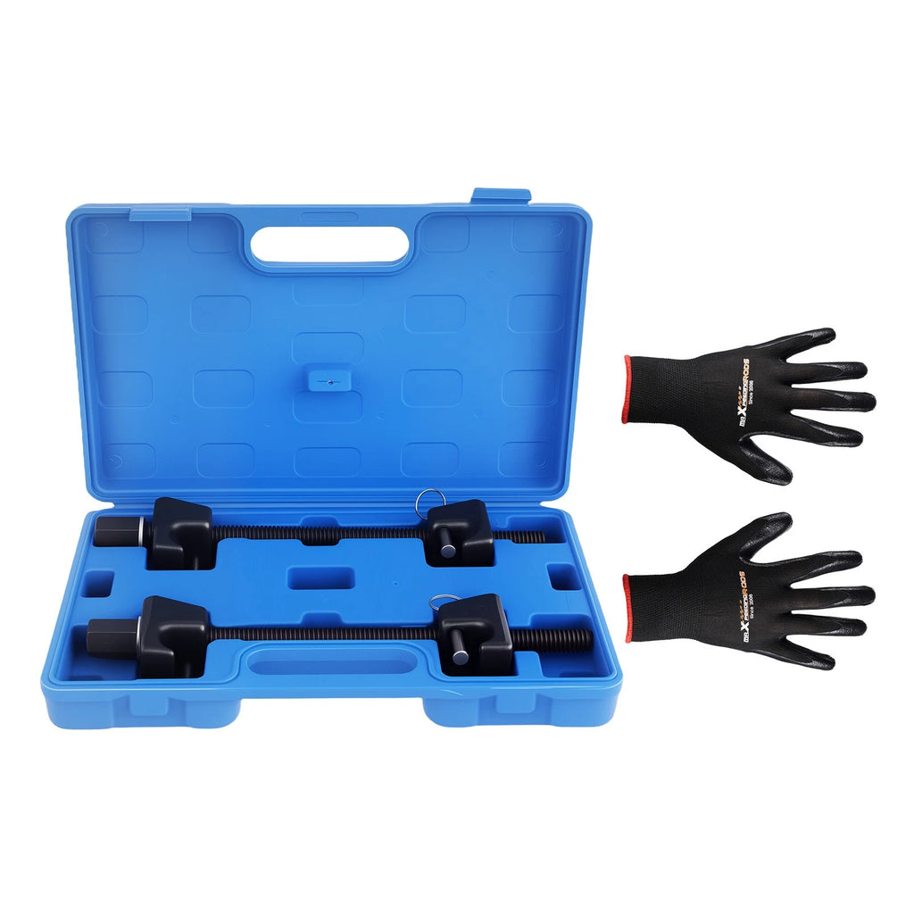 2X Coil Spring Compressor Tools Kit for MacPherson Struts (W/Detent Pins)