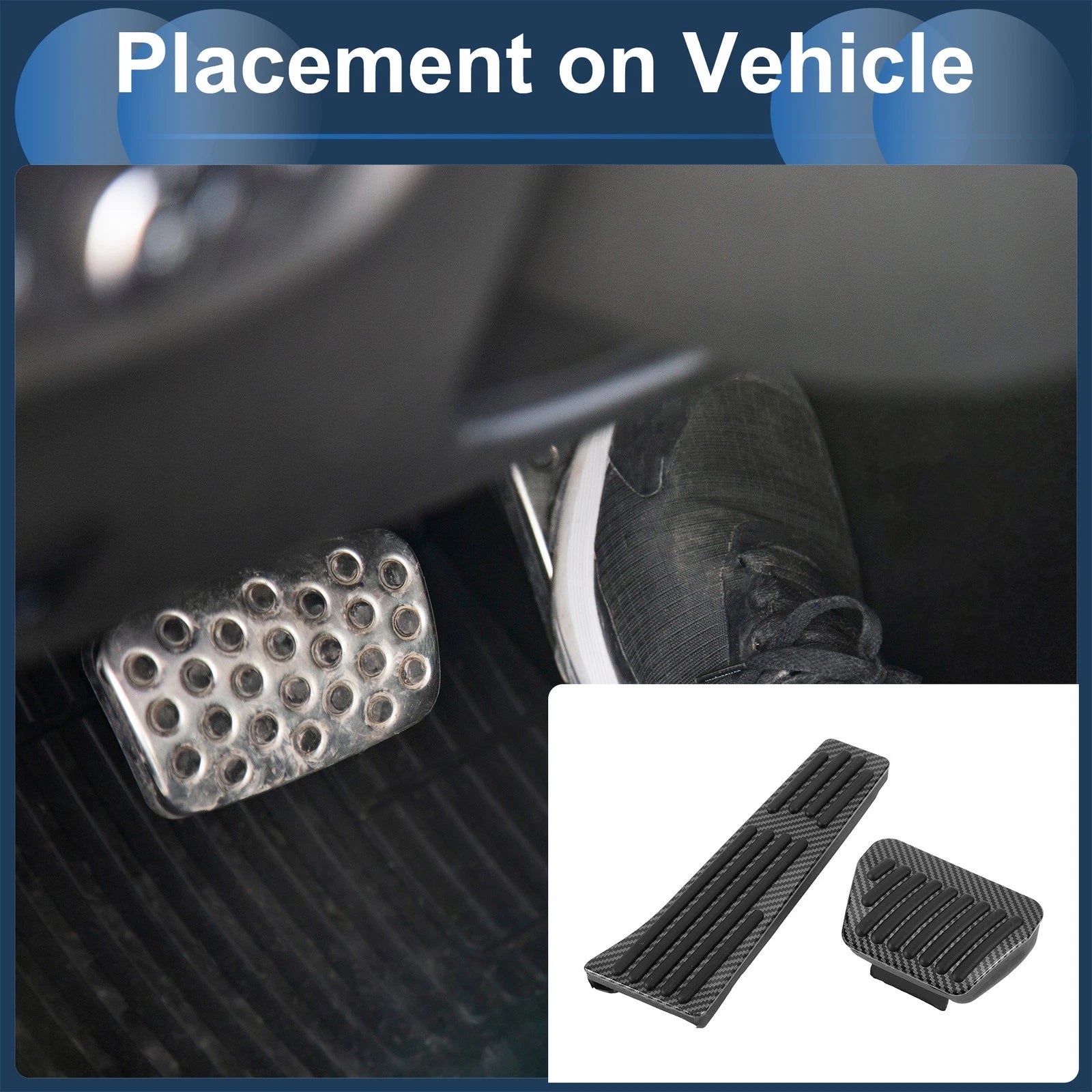 Automatic Foot Accelerator Pedal Covers Set for BMW 3 (2005–2021)