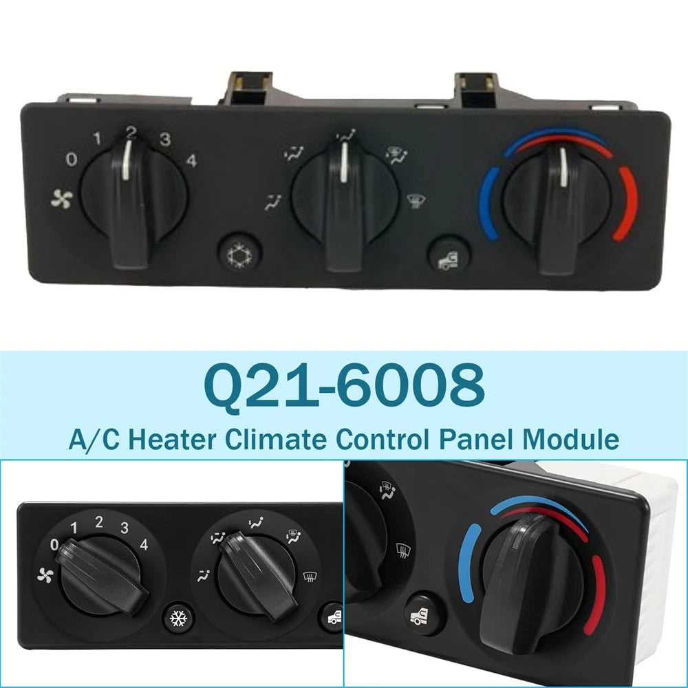 HVAC A/C Heater Climate Control Panel Module Q21-6008 for Peterbilt 387, 587 (2006–2017)
