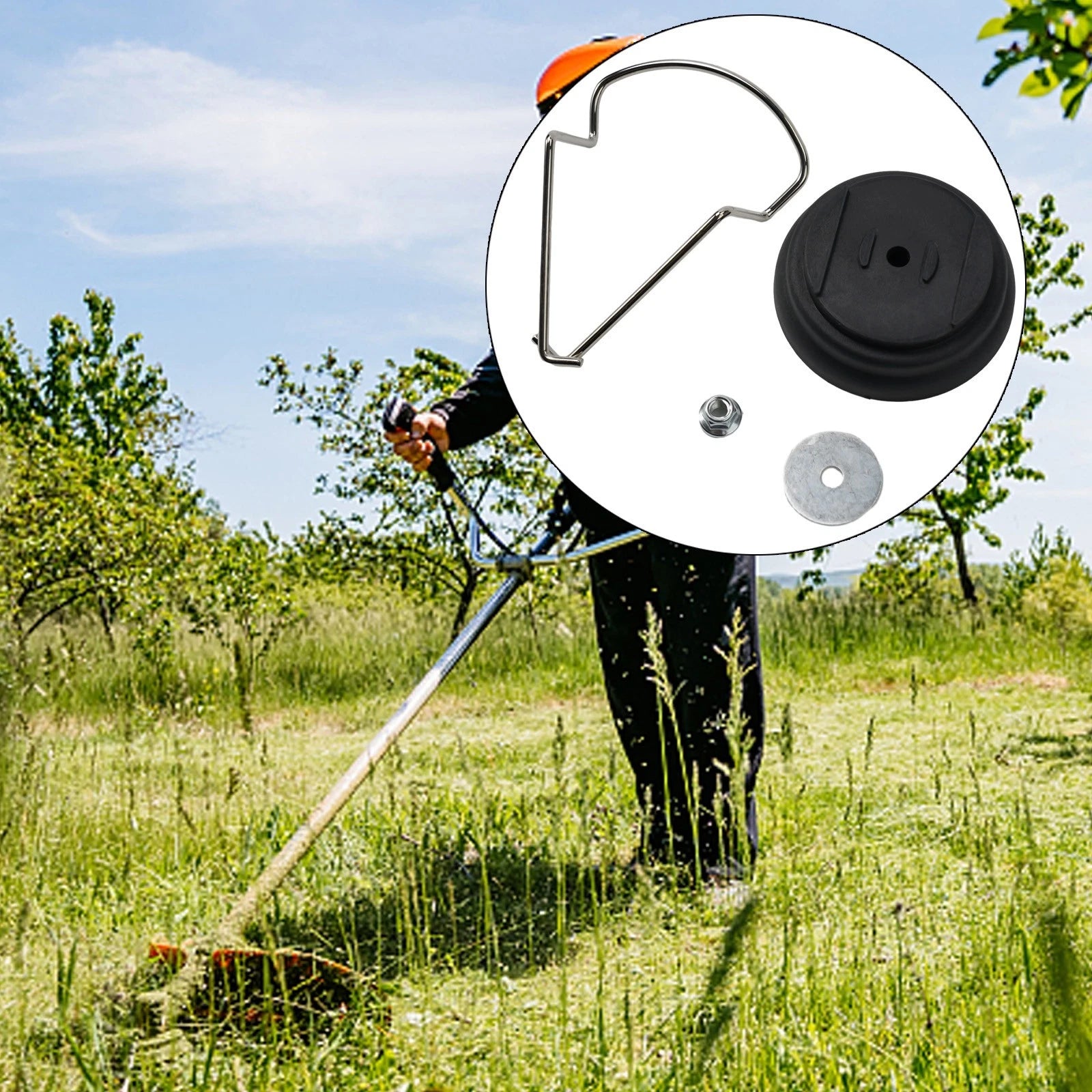 3pcs Plastic Cover Accessory for Grass Trimmers