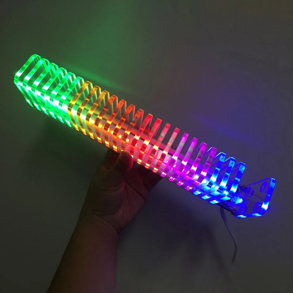 Advanced LED Spectrum Analyzer for Music Enthusiasts (No Part Numbers)