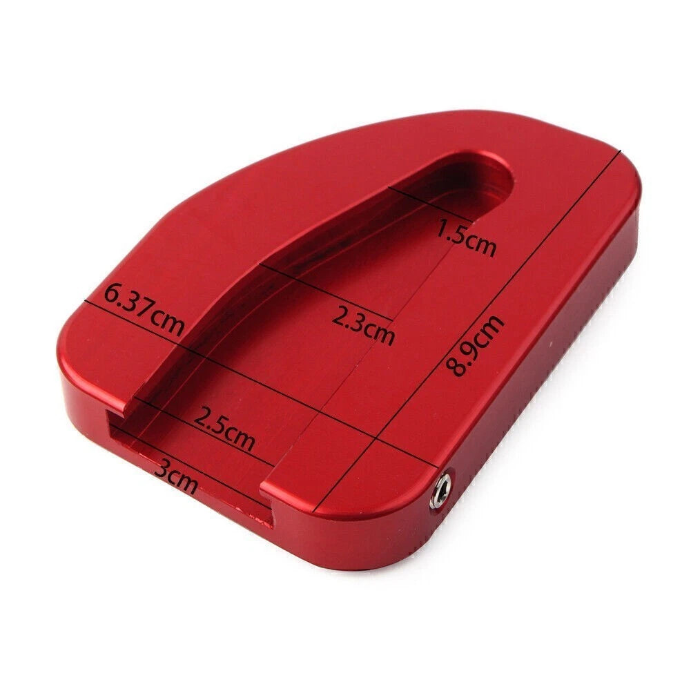 Red Side Stand Enlarger Plate for Honda GoldWing GL1800 (2010–2017)