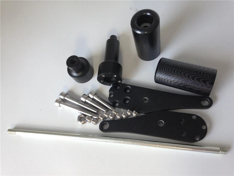 No Cut Frame Slider Protector for Kawasaki ZX10R (2006–2007) Carbon