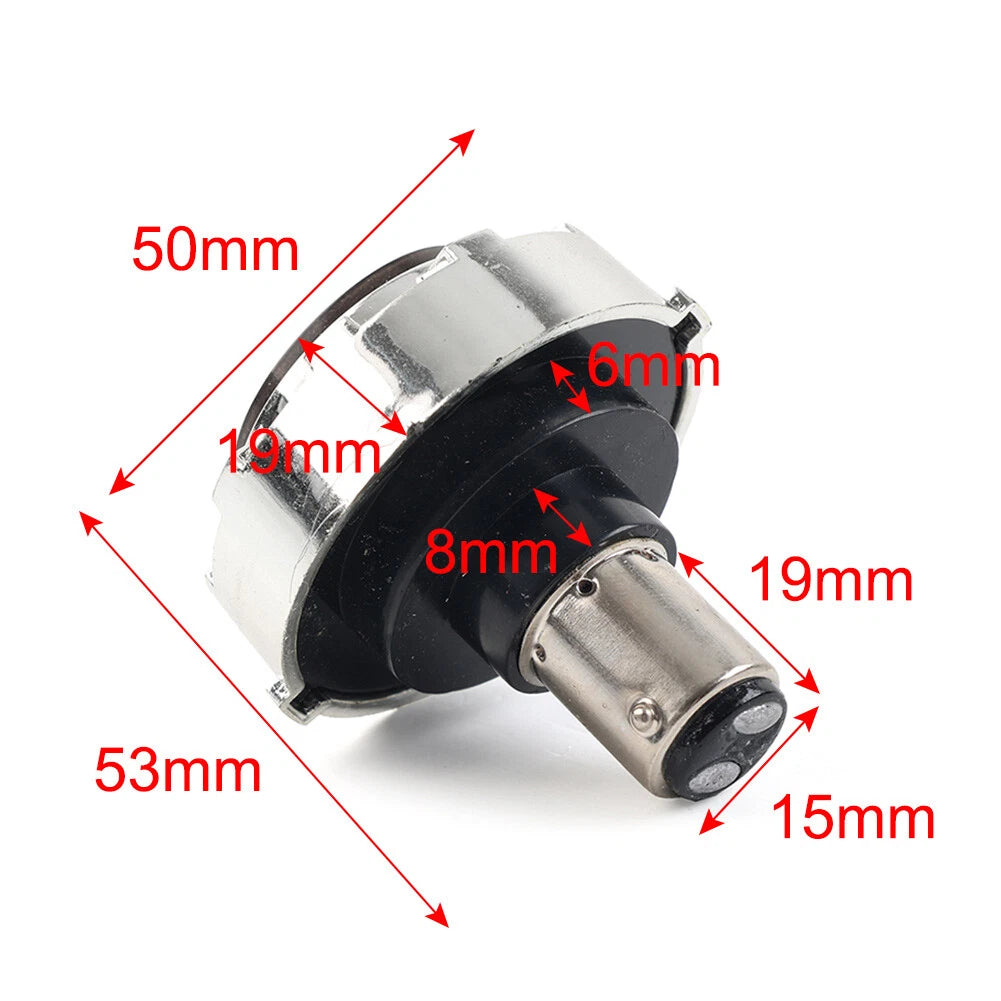 Angel Eye Strobe Tail Brake Lights for Motorcycle (12V)