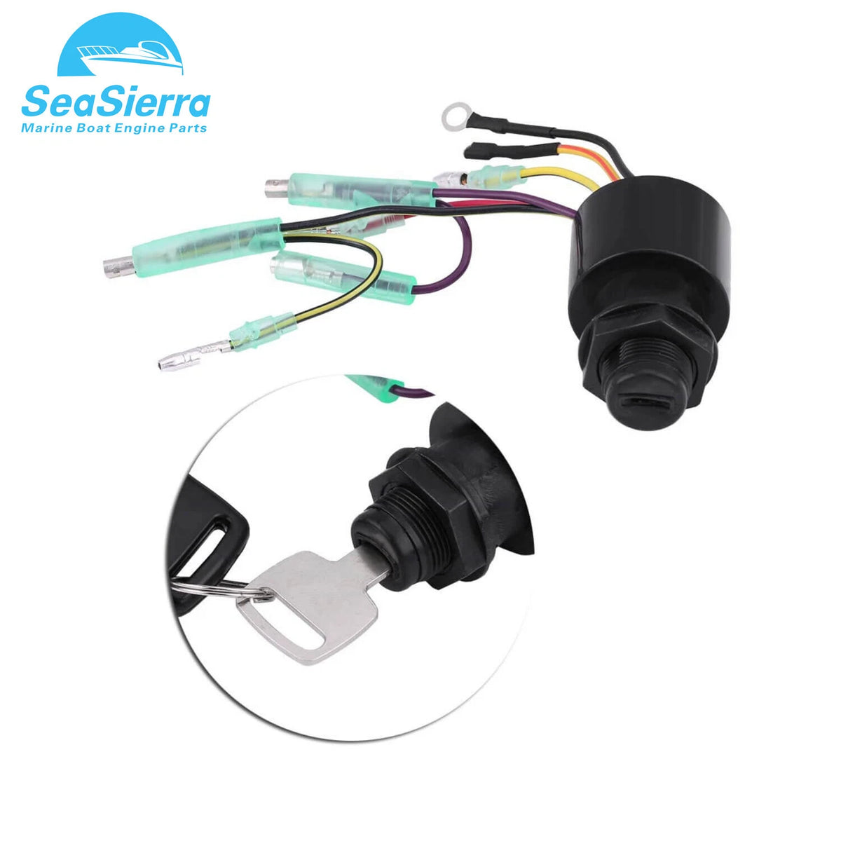 Ignition Switch for Mercury Marine Outboard (87-17009A5, 87-17009A2)