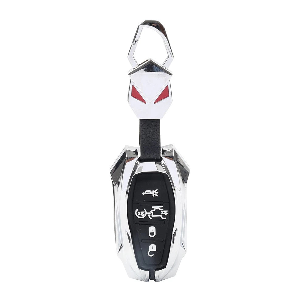 Radio Key Shell Case for Dodge Ram 1500 (2019–2023) Silver