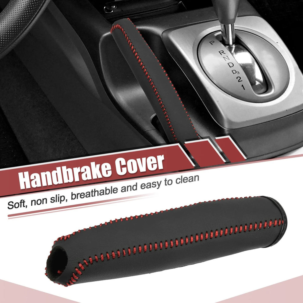 Handbrake Cover Protector Red Thread for Honda Civic (2006–2011)