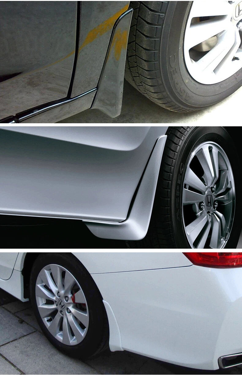 Mud Flaps Splash Guard for Honda Accord Sedan (2018–2020) - White Painted