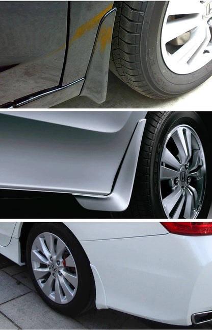 Mud Flaps Splash Guard for Honda Accord Sedan (2018–2020) - White Painted
