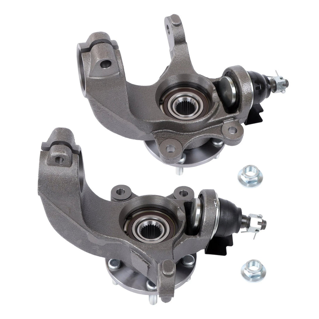 2X Front Steering Knuckles Wheel Hub Bearings for Ford Transit Connect (2010–2013)