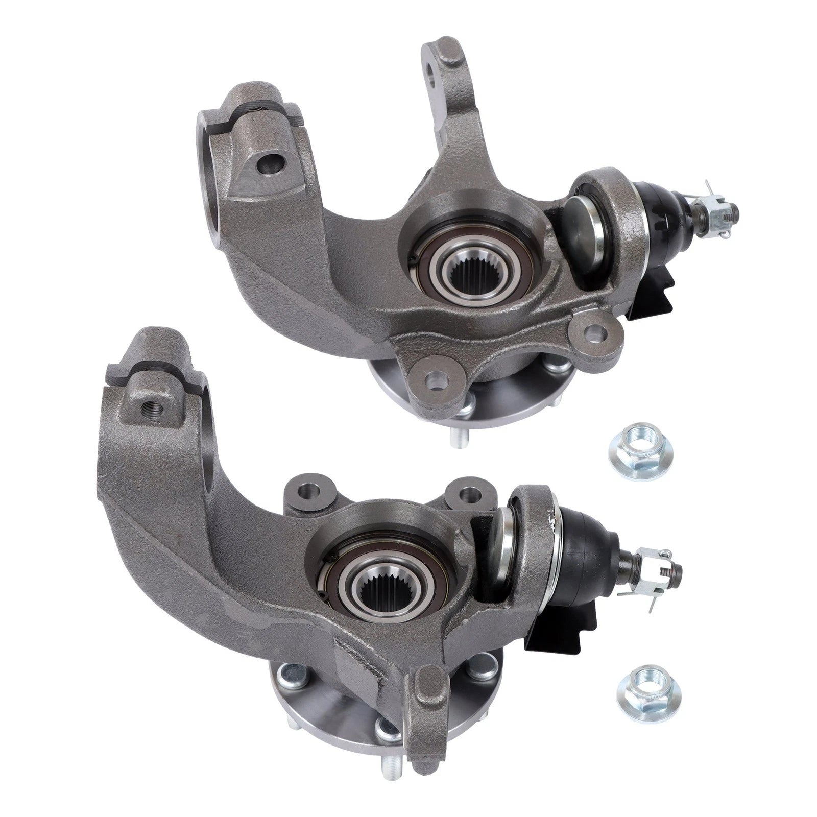 2X Front Steering Knuckles Wheel Hub Bearings for Ford Transit Connect (2010–2013)