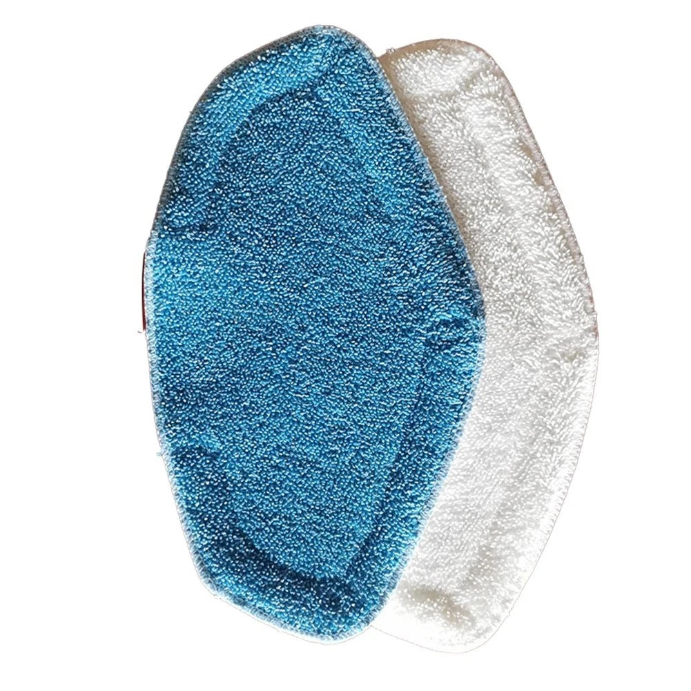 Microfiber Mop Cloths for Hoover Dual Steam Mop (Blue & White)