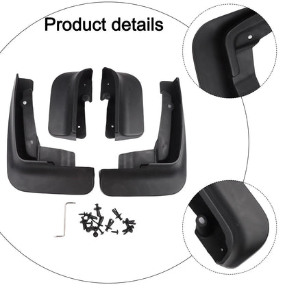 Set of 4 Mud Flaps for Off-road Use (Front & Rear)