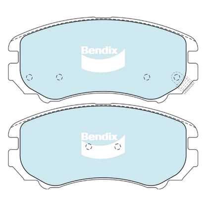Set of 4 Bendix GCT Front Disc Brake Pads for Kia Sportage (2006–2010)