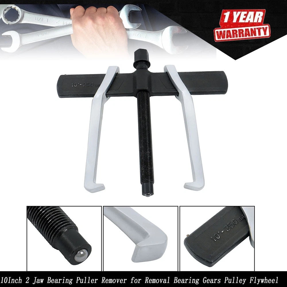 2-Jaw Gear Bearing Puller for Universal Applications (10 Inch)